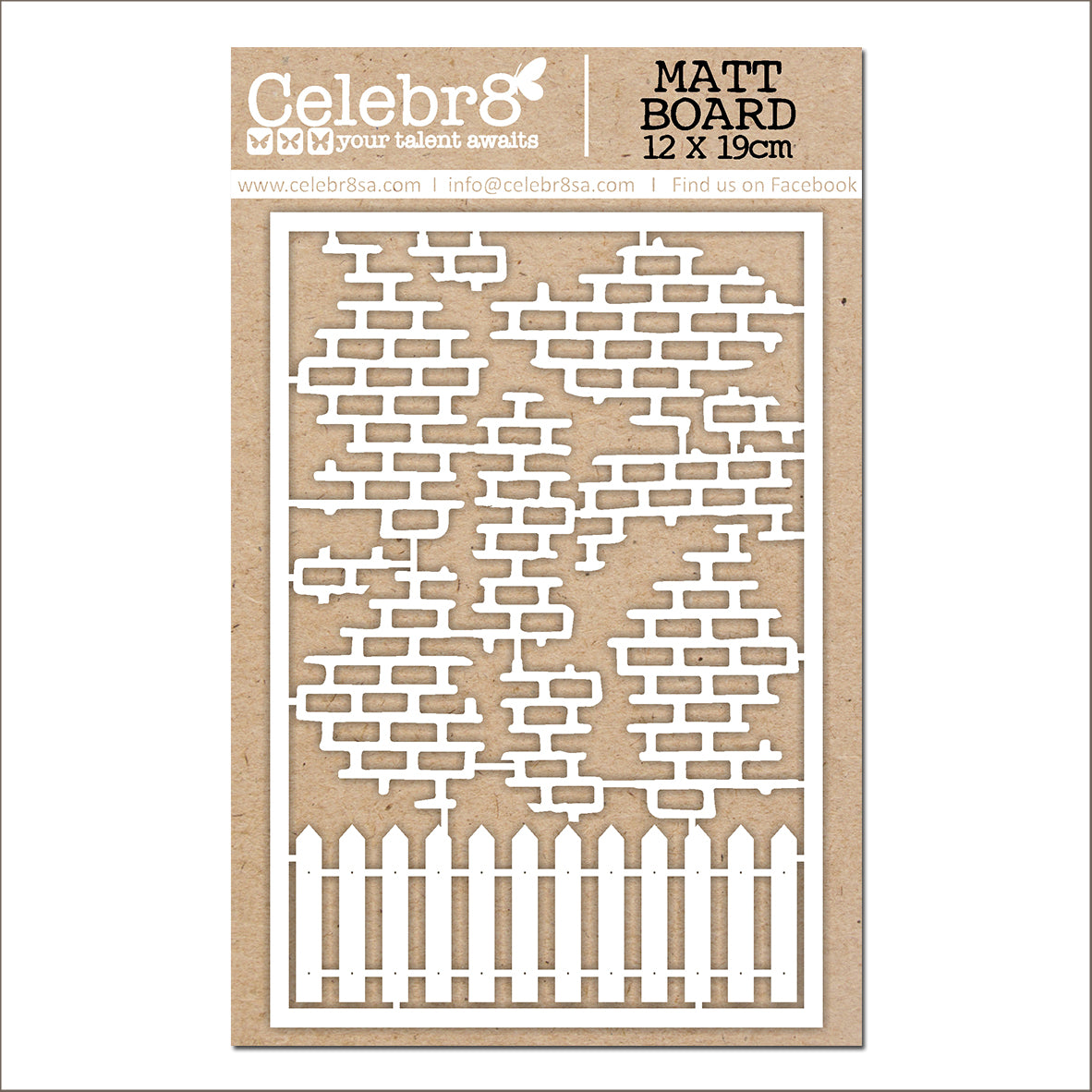 Celebr8 Whiskers & Pawprints Matt Board - Background Elements