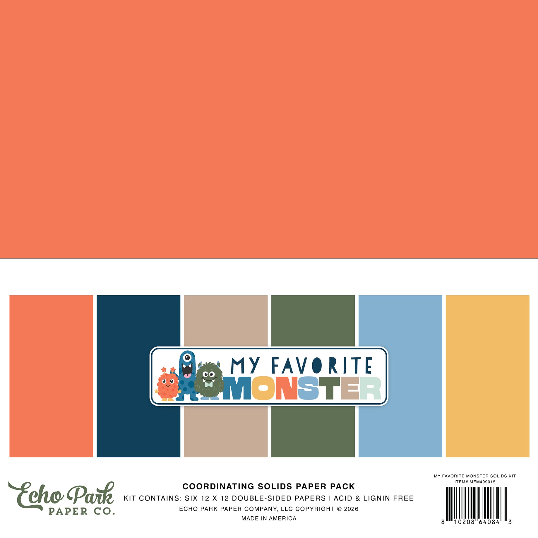 My Favorite Monster - Solids Kit