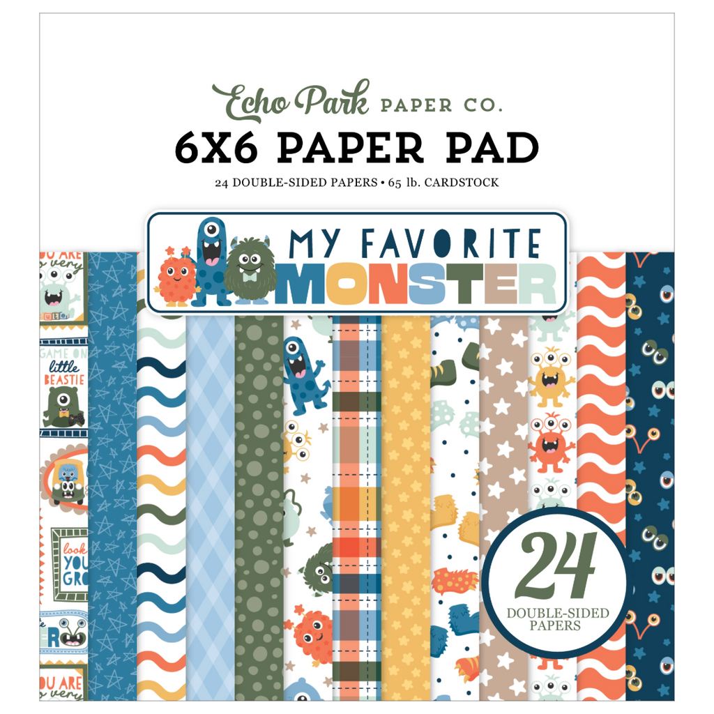 My Favorite Monster - 6x6 Paper Pad