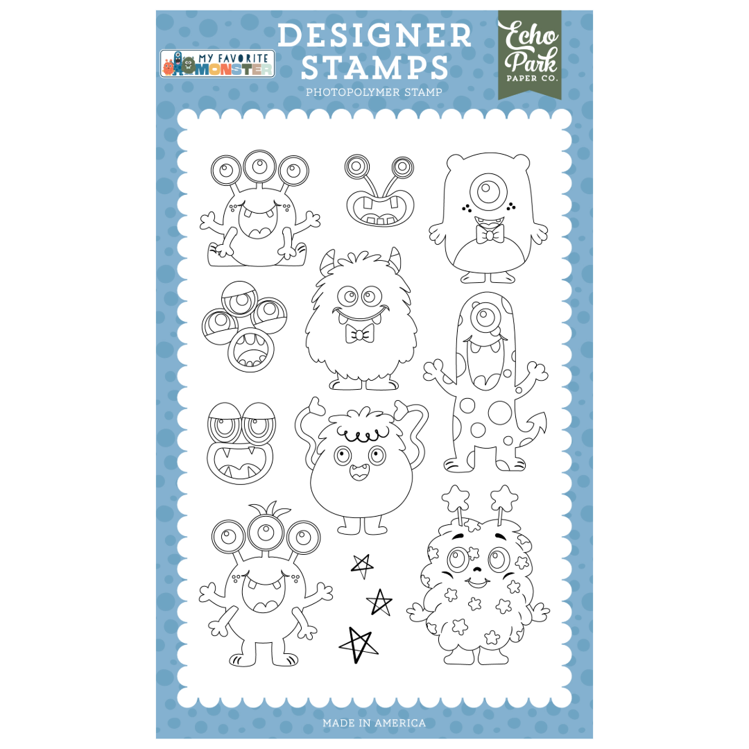 My Favorite Monster - Monsters At Play Stamp Set