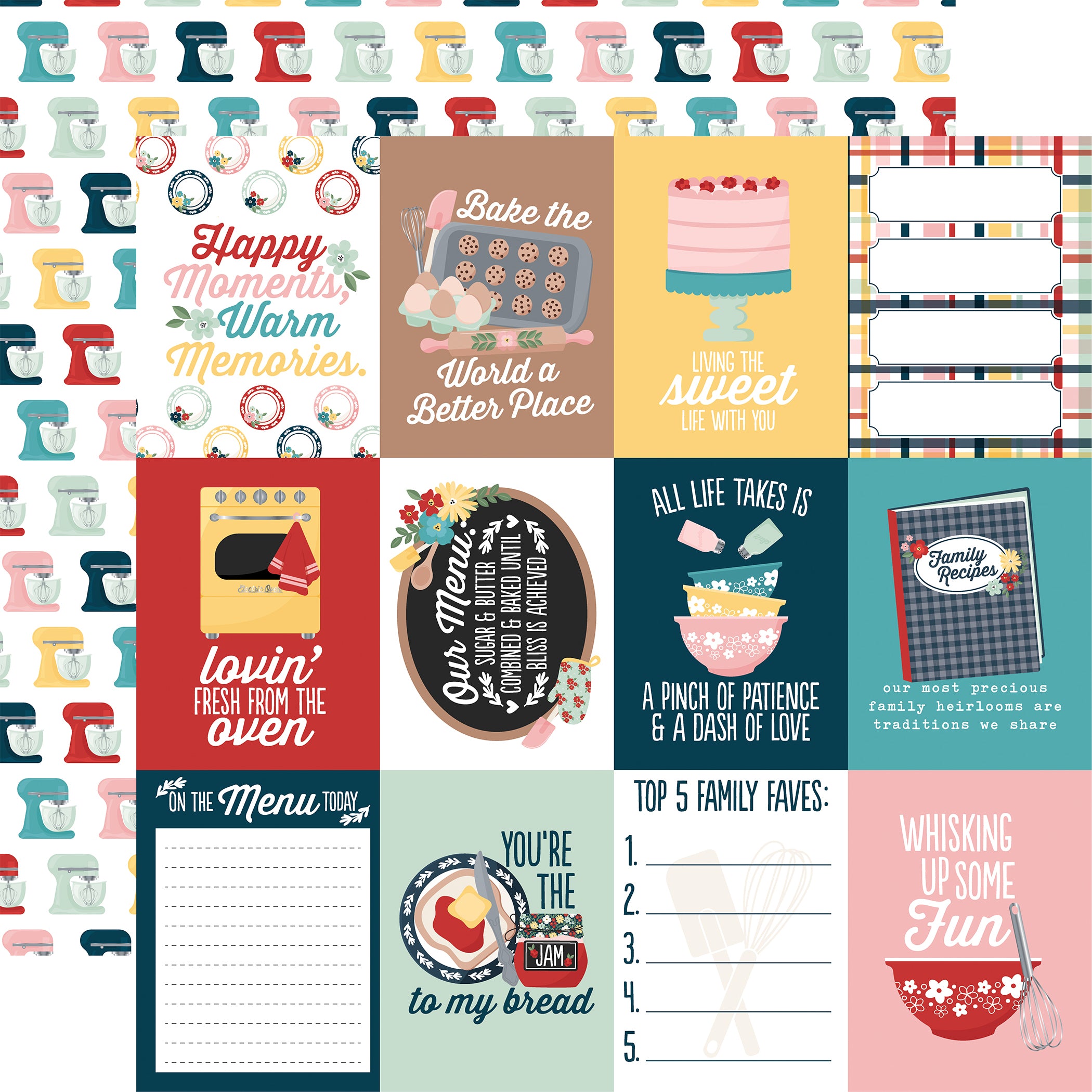 Echo Park Mom's Kitchen Collection Kit