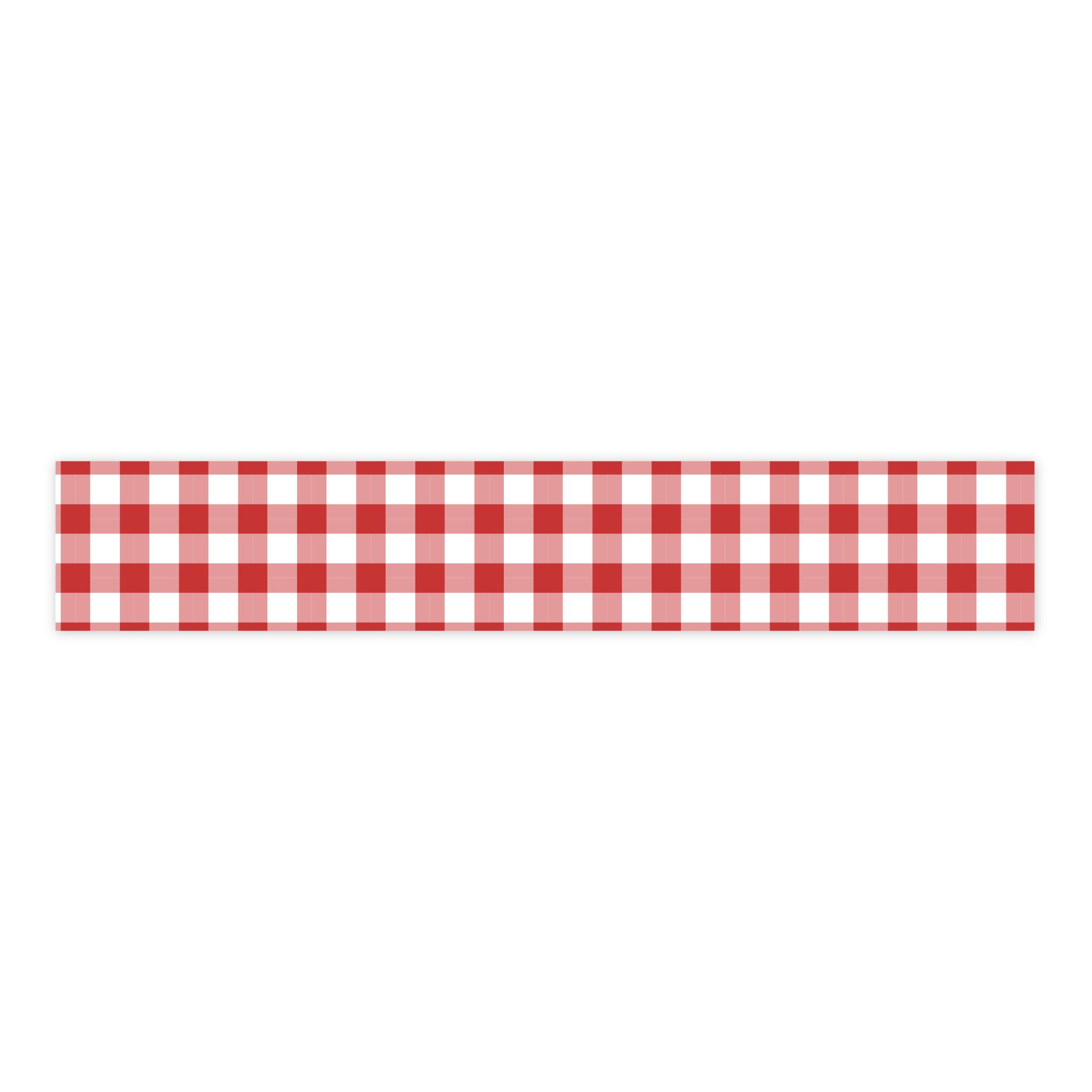 Echo Park Mom's Kitchen Washi Tape-Red Dashed Gingham