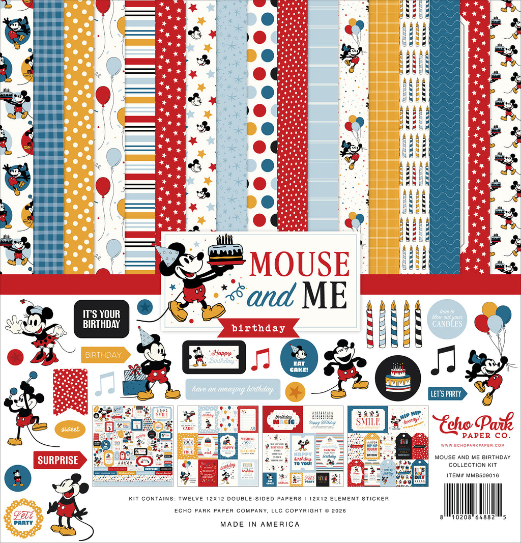 Mouse And Me Birthday - Collection Kit