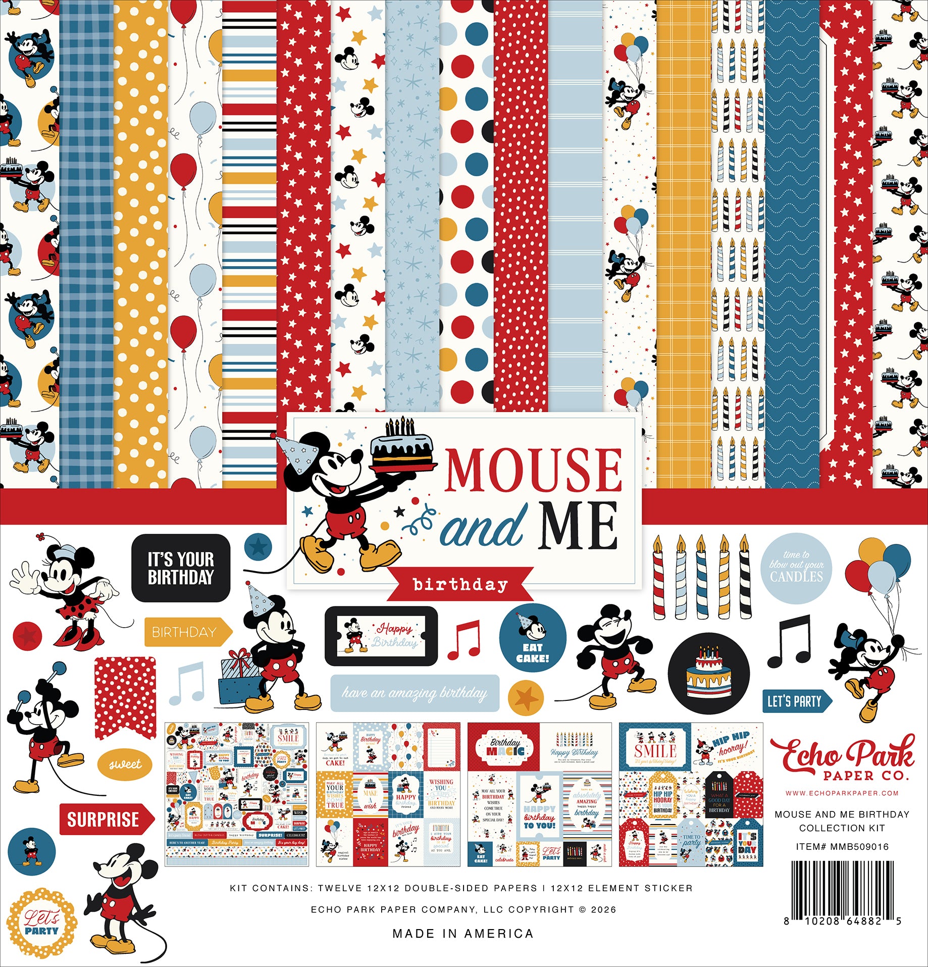 Mouse And Me Birthday - Collection Kit