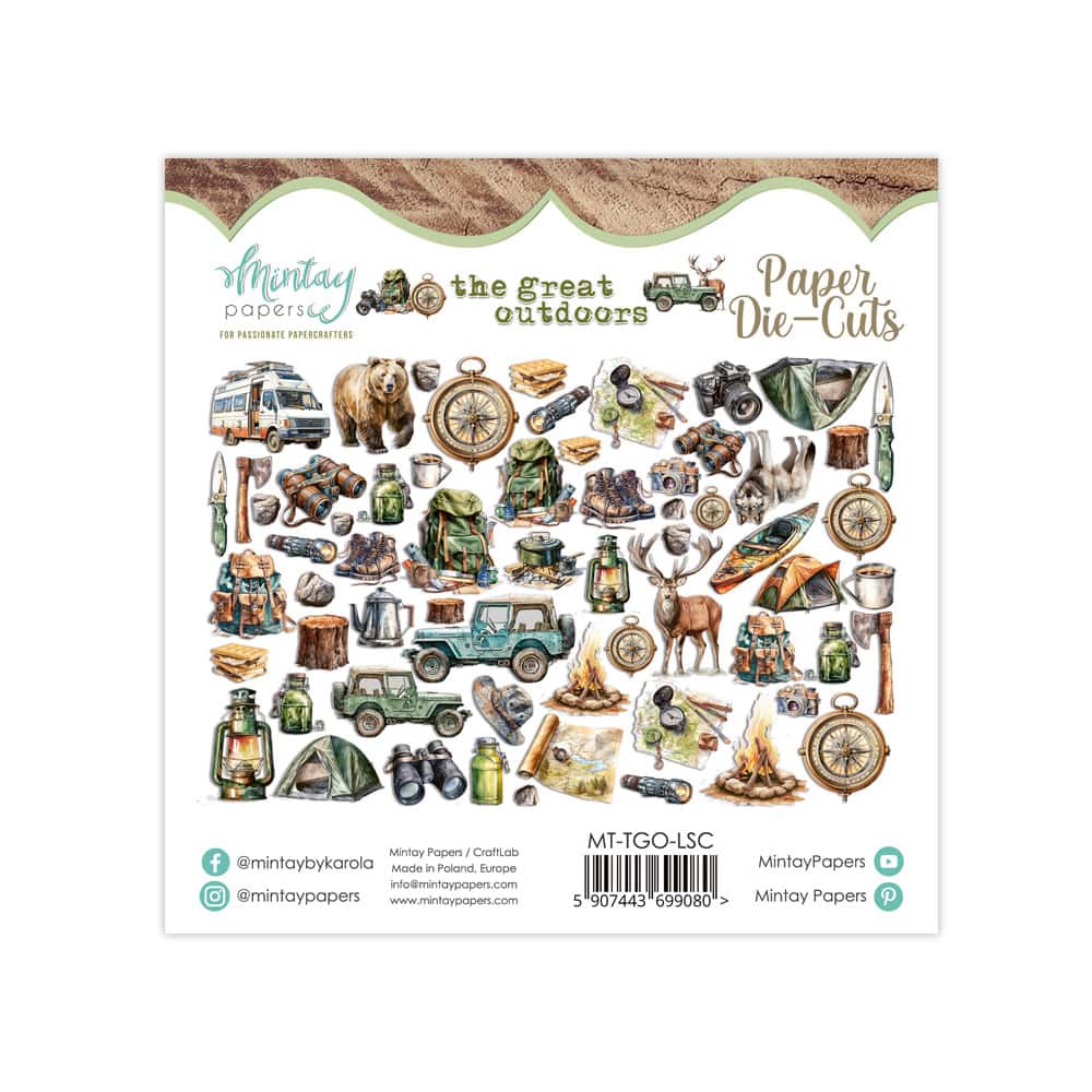 Mintay The Great Outdoors Die Cuts