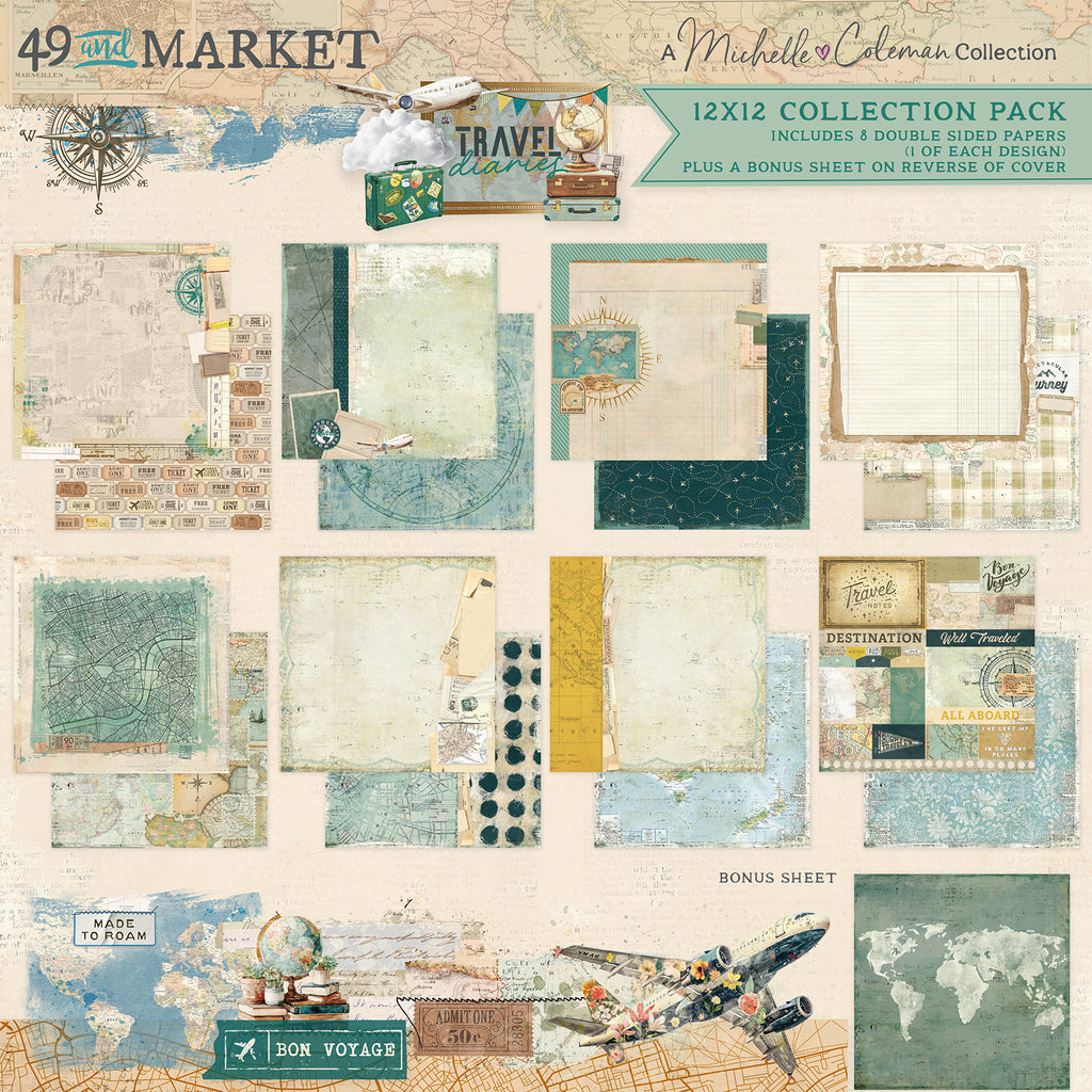 Travel Diaries - 12 x12 Collection Pack
