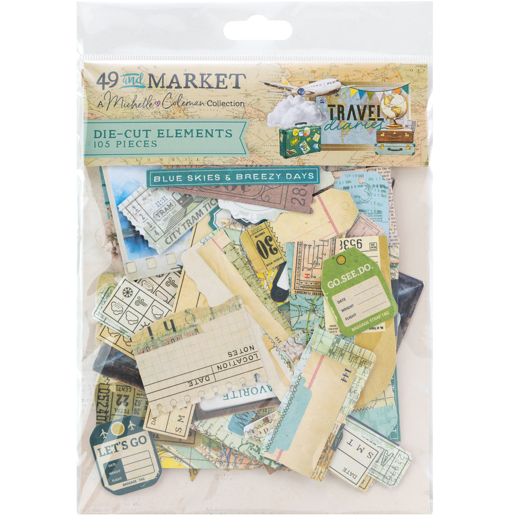 Travel Diaries - Die-Cut Elements