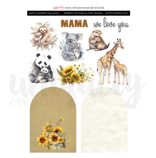 Uniquely Creative Mama Cut-a-Part Sheet