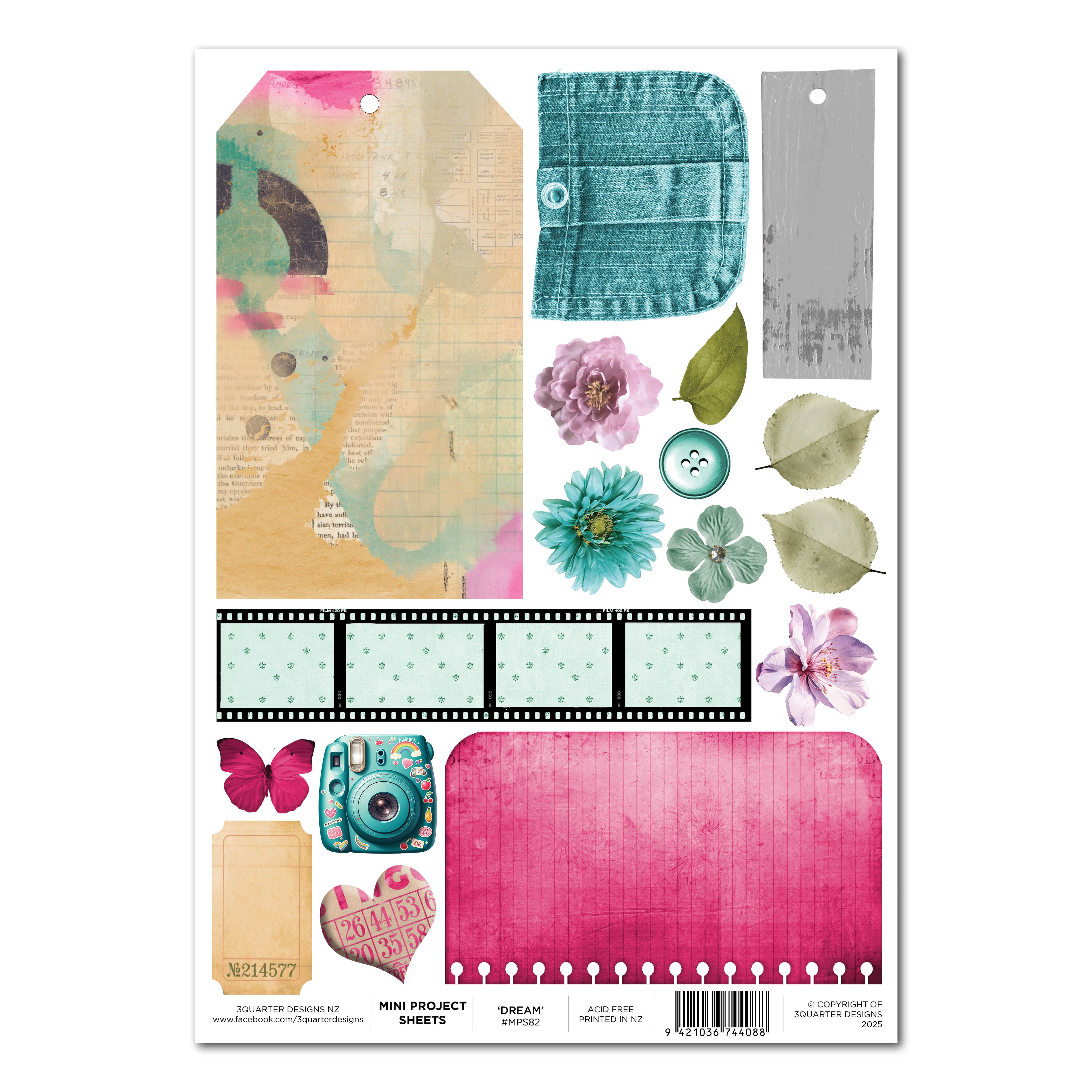 3Quarter Designs Dream - Mini Project Sheet