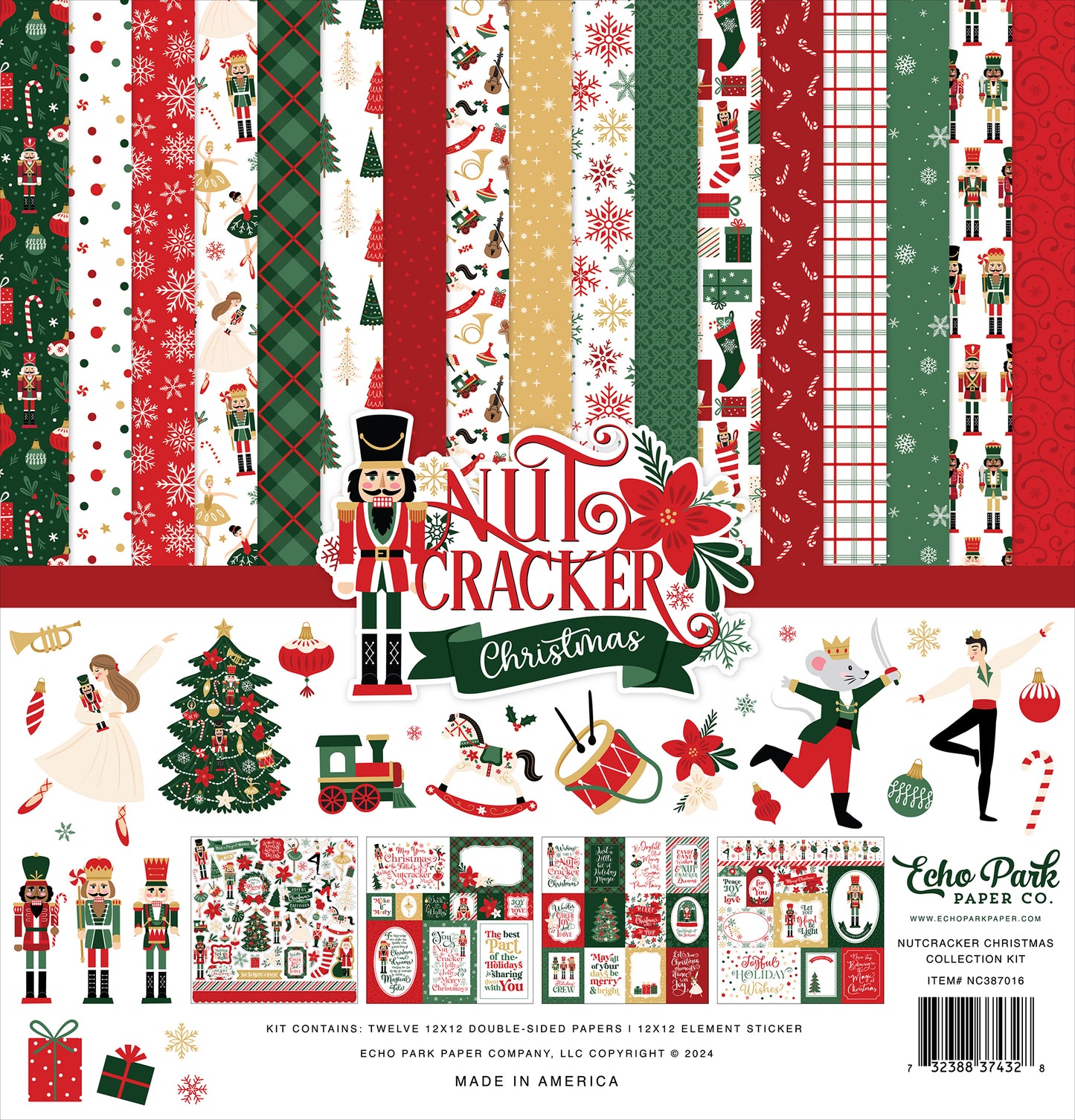 Echo Park Nutcracker Christmas Collection Kit