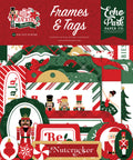 Nut Cracker Christmas Ephemera-Frames & Tags
