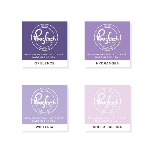 Pinkfresh Studio Premium Dye Cube Ink Pads 4 Colors-Napa Valley