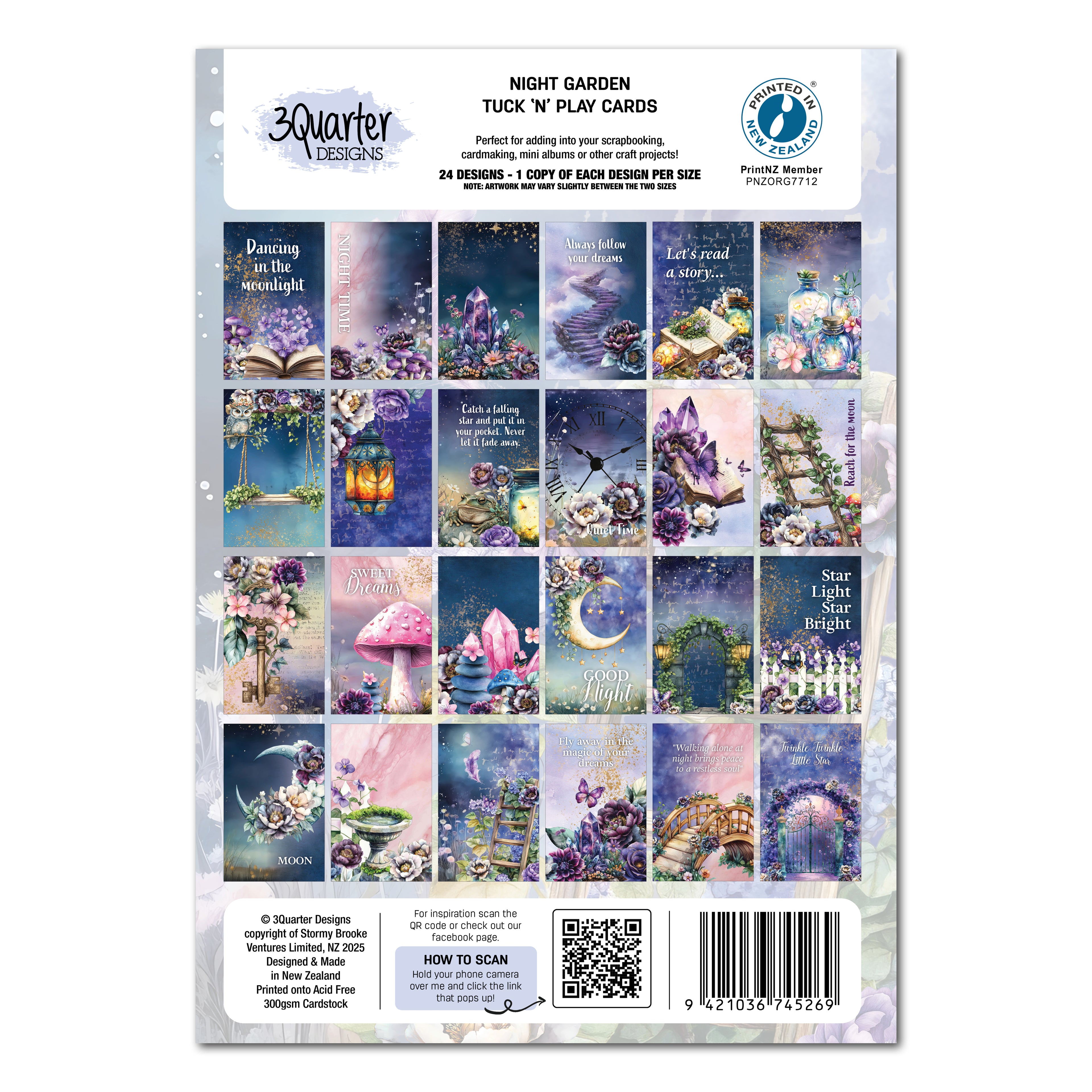 Night Garden Tuck & Play Cards