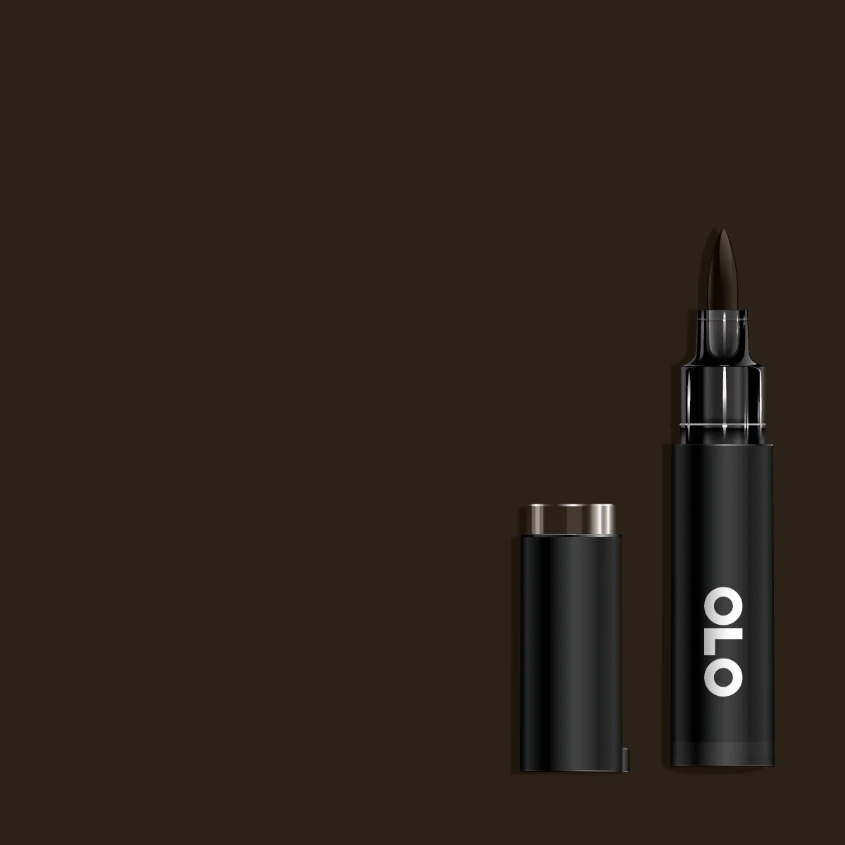 Olo Brush - O7.8 Smoky Quartz