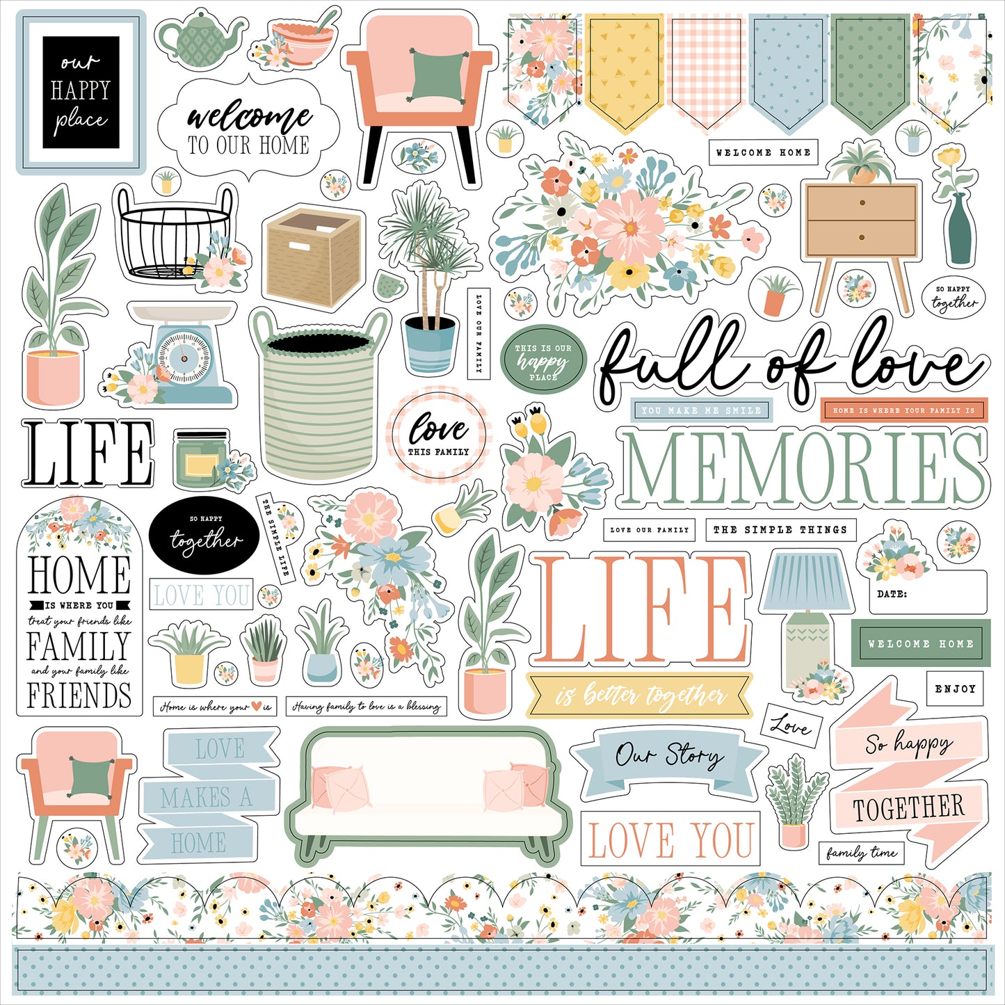 Echo Park Our Happy Place Collection Kit