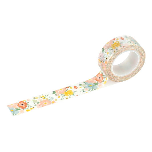 Echo Park Our Happy Place Washi Tape 30'-Fresh Floral Bunches