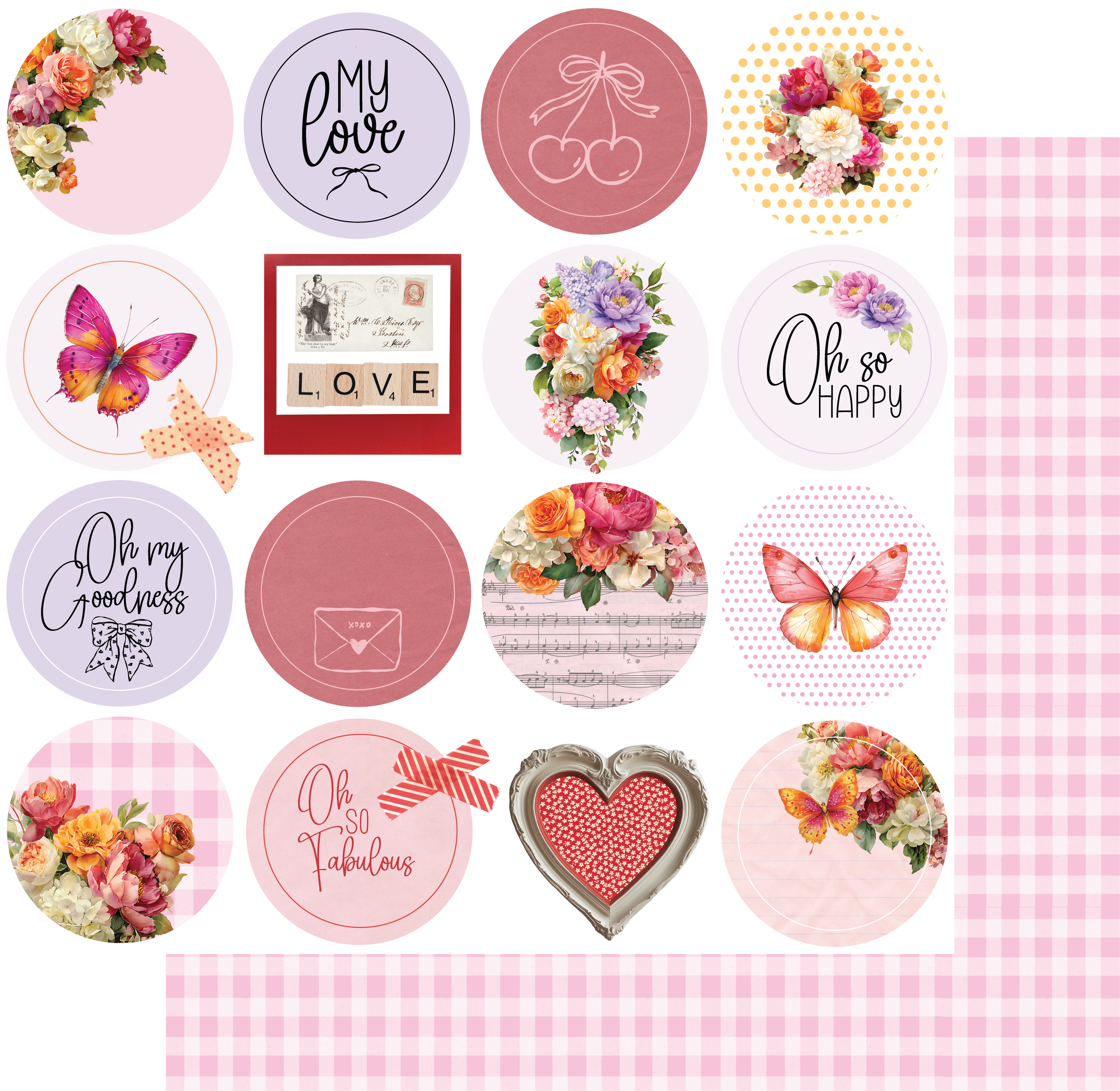 Oh So Lovely - 12 x 12 Collection Pack (16 sheets)