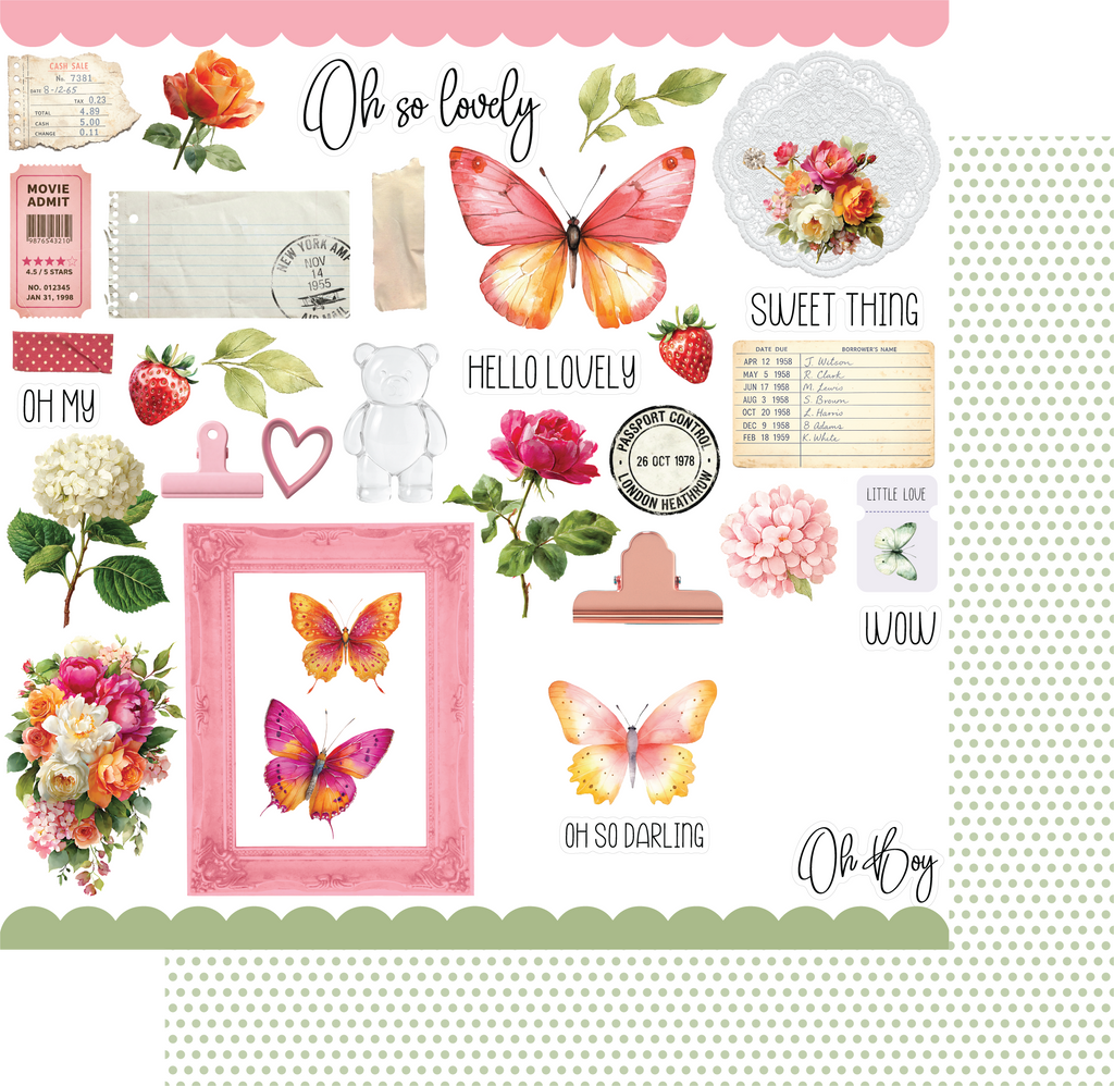 Oh So Lovely - 12 x 12 Collection Pack (16 sheets)