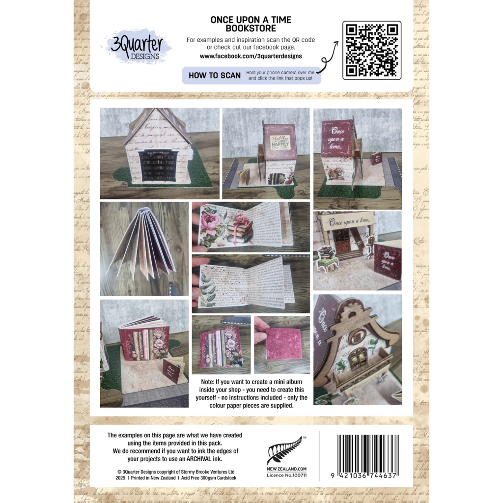 3Quarter Designs - 3Quarter Lane Village - Once Upon a Time Bookshop