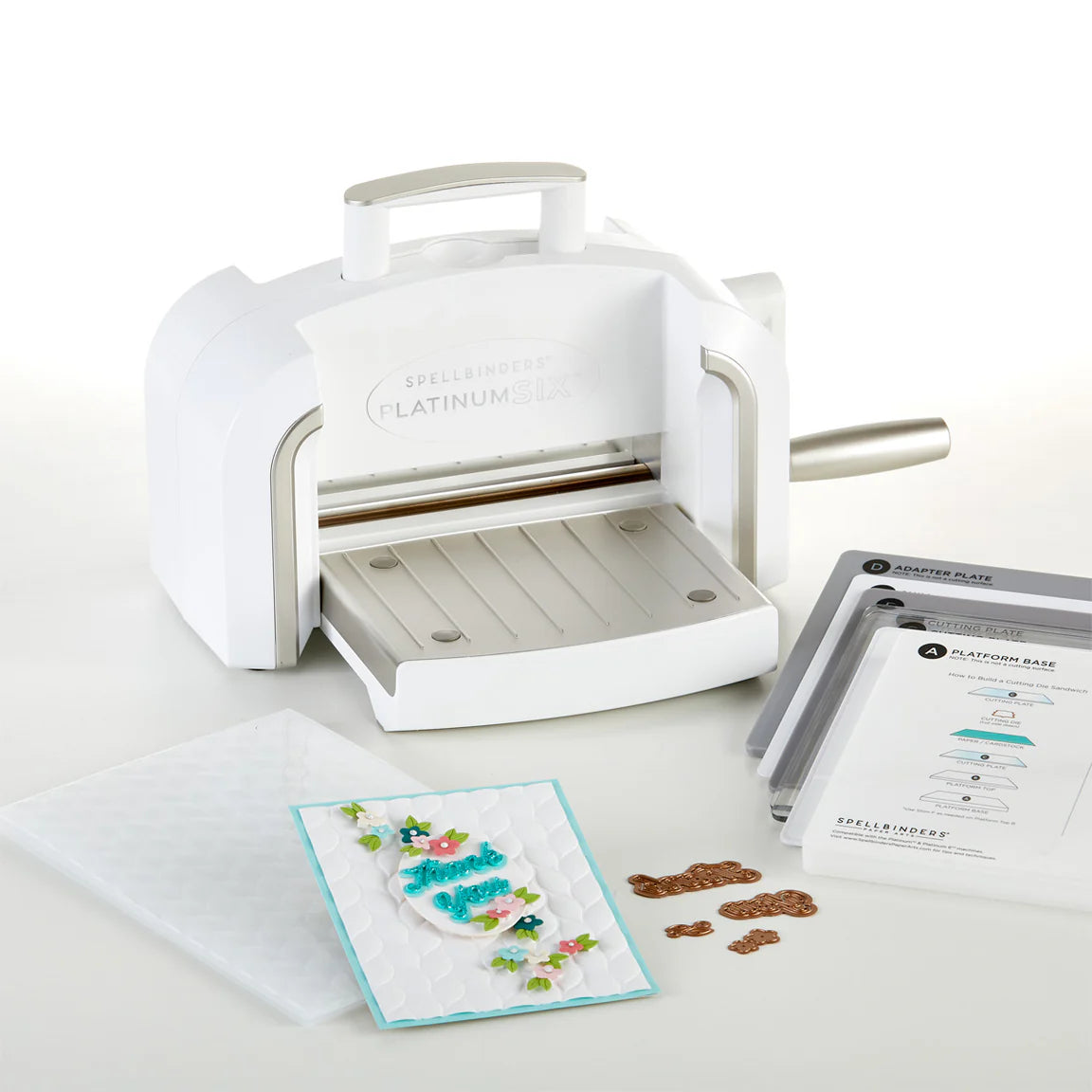 Spellbinders New & Improved Platinum SIX Machine with Universal Plate System