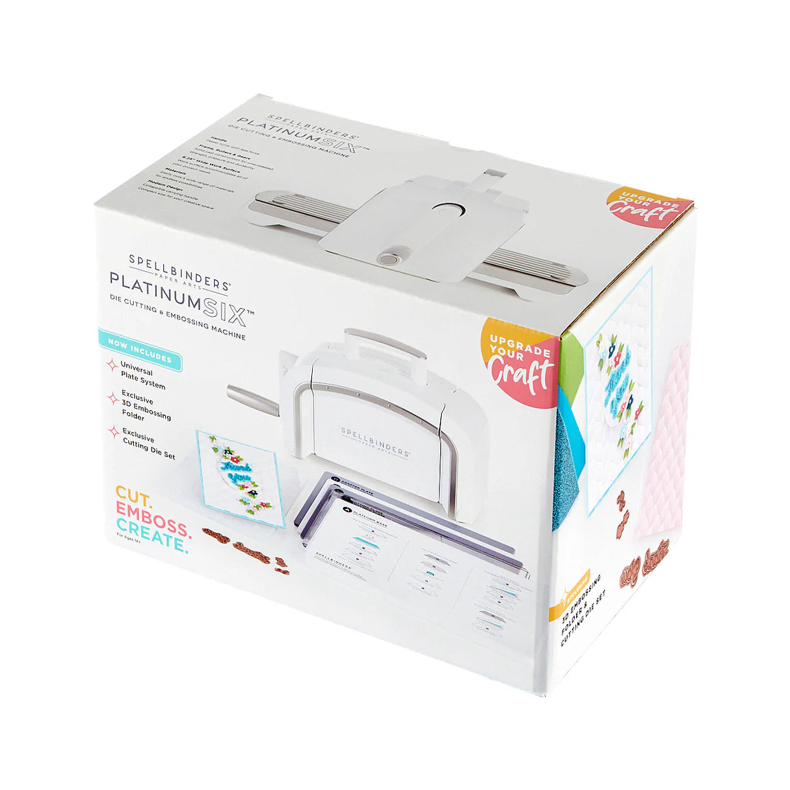 Spellbinders New & Improved Platinum SIX Machine with Universal Plate System