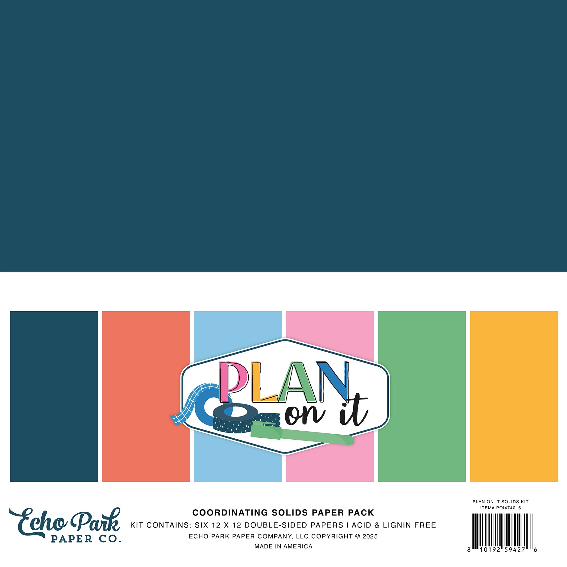 Plan On It Solids Collection Kit 12"X12"