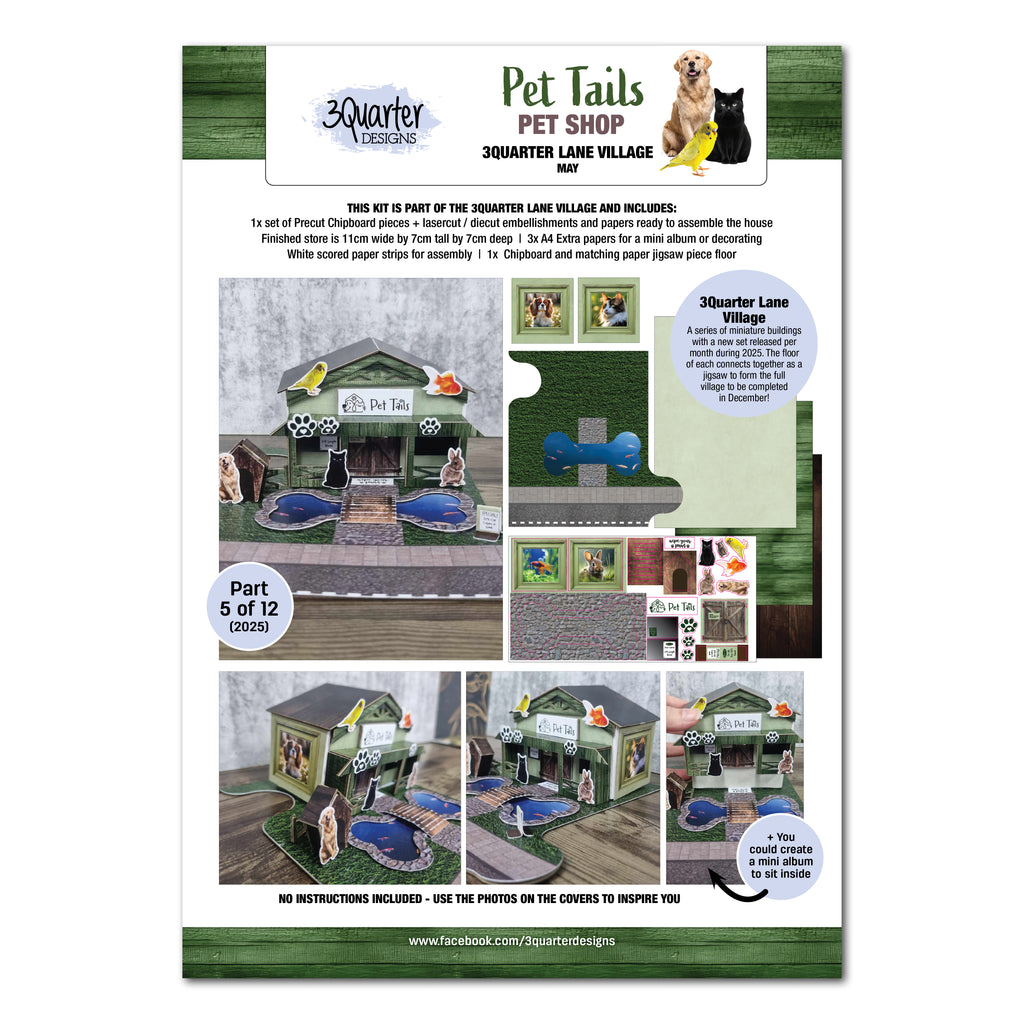 3Quarter Designs - 3Quarter Lane Village - Pet Tails Pet Shop