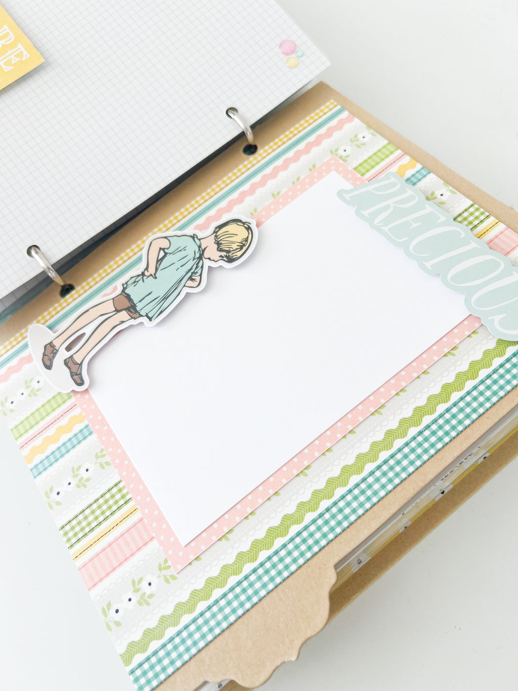 Simple Stories Pooh Bear Baby Binder - Blush