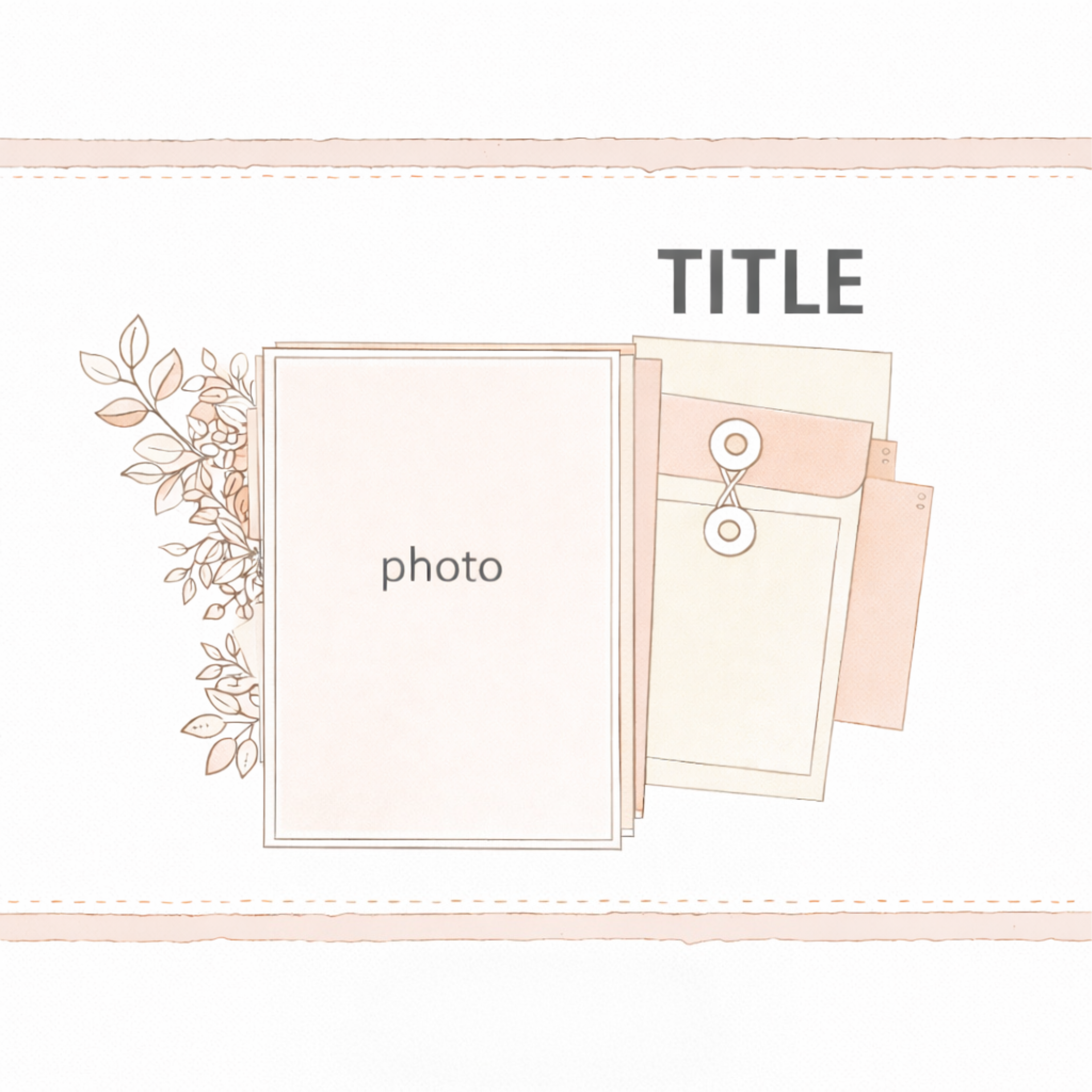 Creative Junket Perfect Day Scrapbook Sketch Free Download