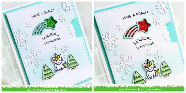 Lawn Fawn Reveal Wheel Add On - Shooting Star Add On die