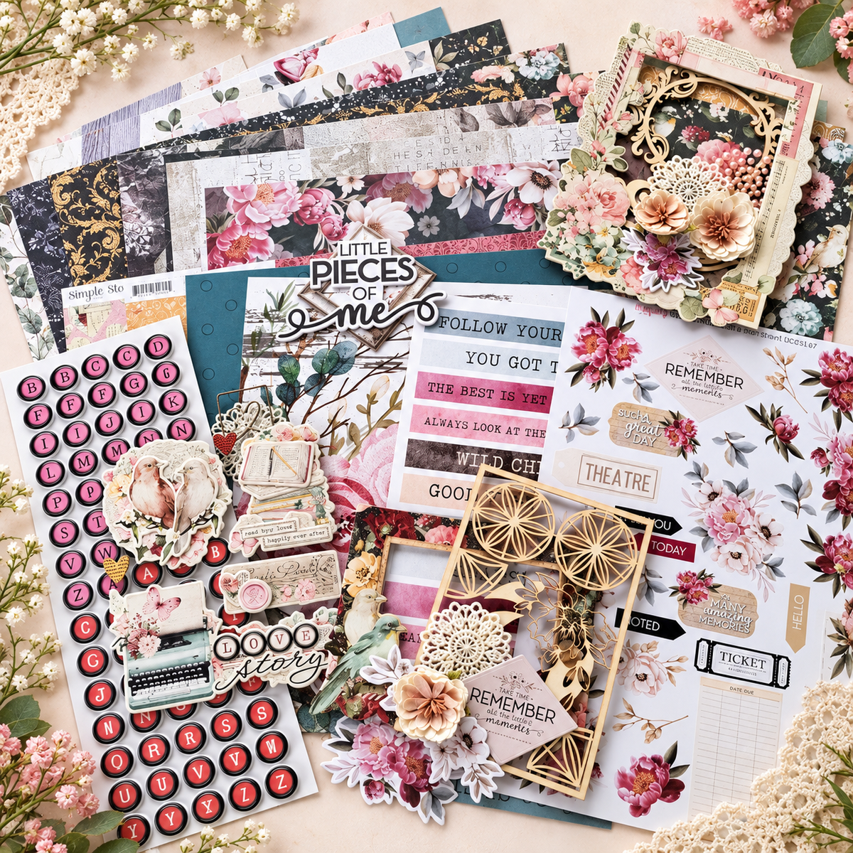 The Romantic Vintage Scrap Box
