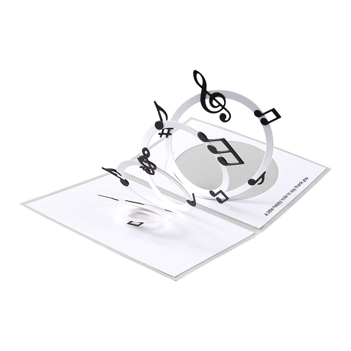 Musical Notes & Stave Pop-Up Etched Dies