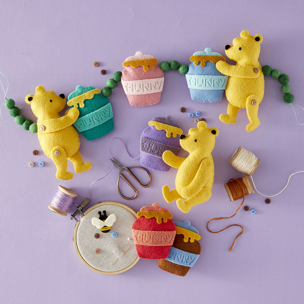 Spellbinders Stitched Classic Pooh Etched Dies