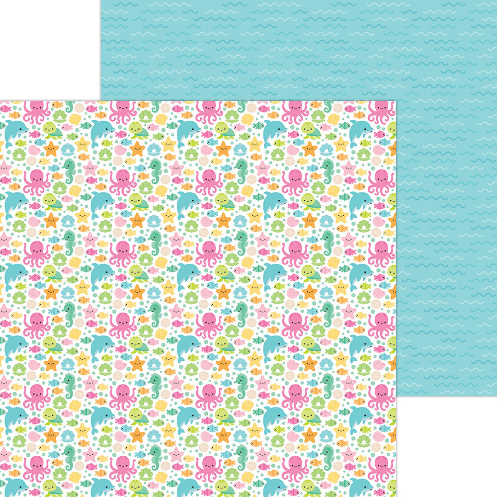 Doodlebug Summer Fun Paper Pack 12"X12"