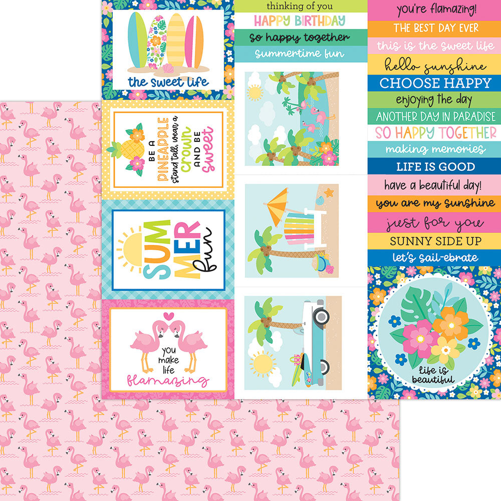 Doodlebug Summer Fun Paper Pack 12"X12"