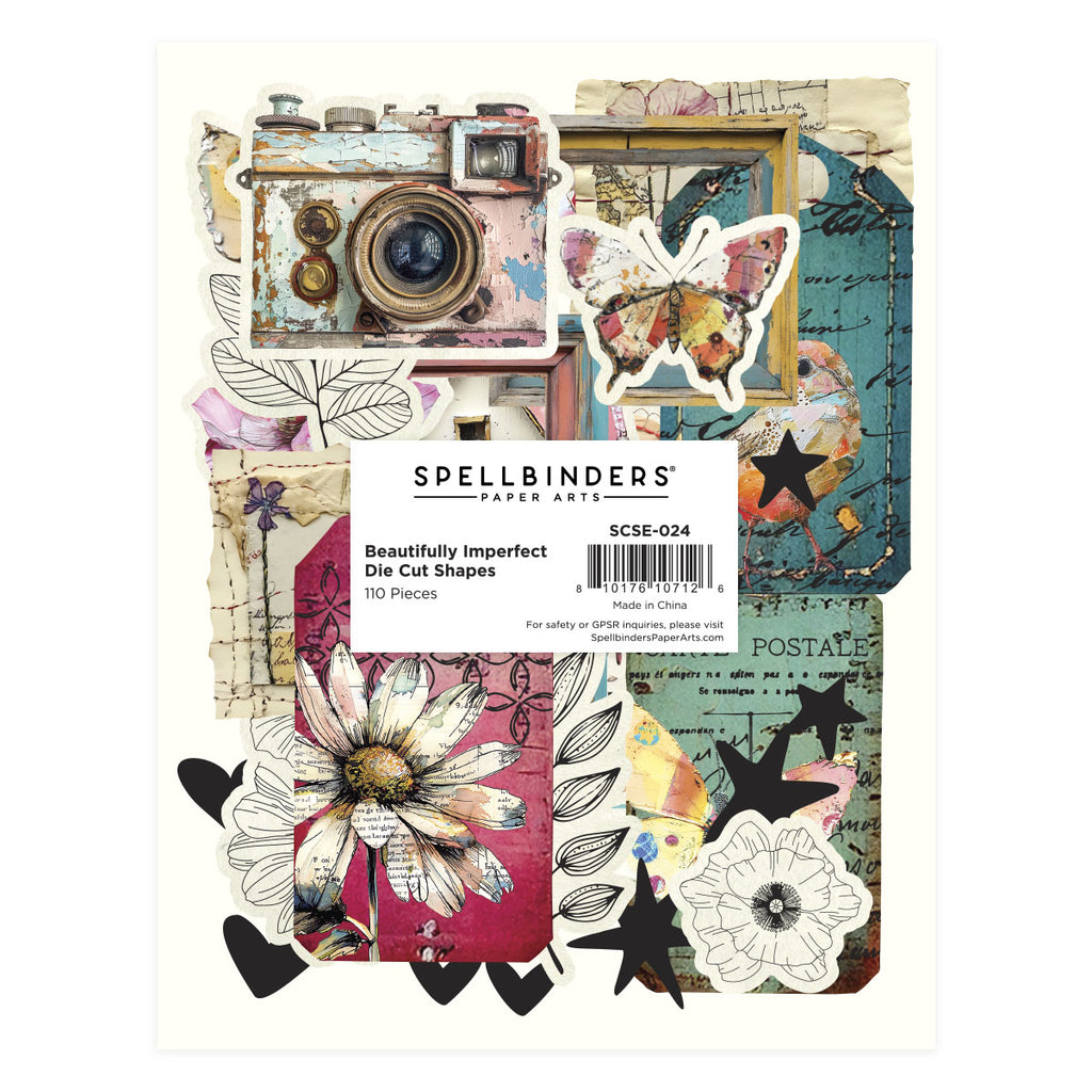 Spellbinders Beautifully Imperfect Die Cut Shapes (110 pc)