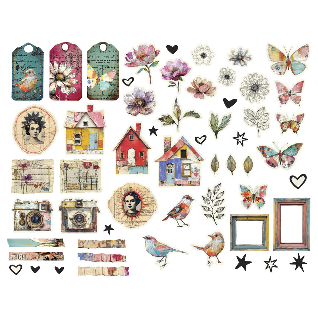 Spellbinders Beautifully Imperfect Die Cut Shapes (110 pc)