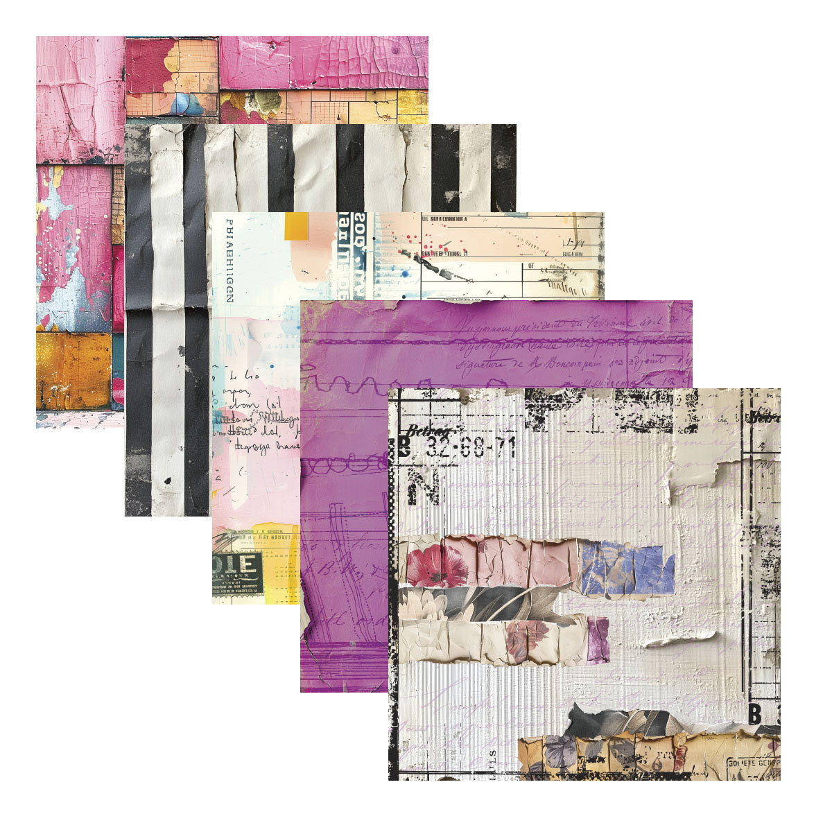 Spellbinders Beautifully Imperfect 12x12 Printed Paper