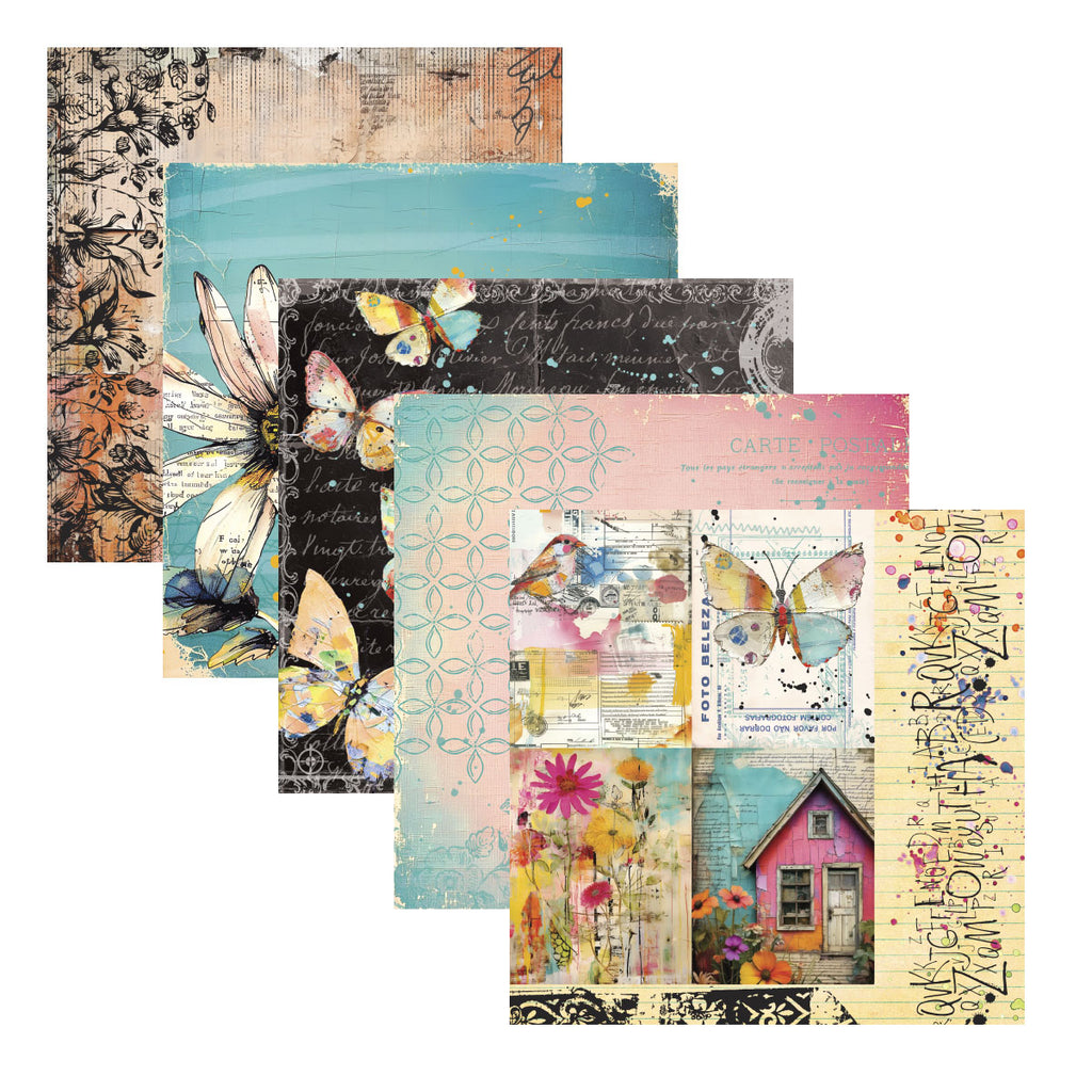 Spellbinders Beautifully Imperfect 6x6 Printed Paper