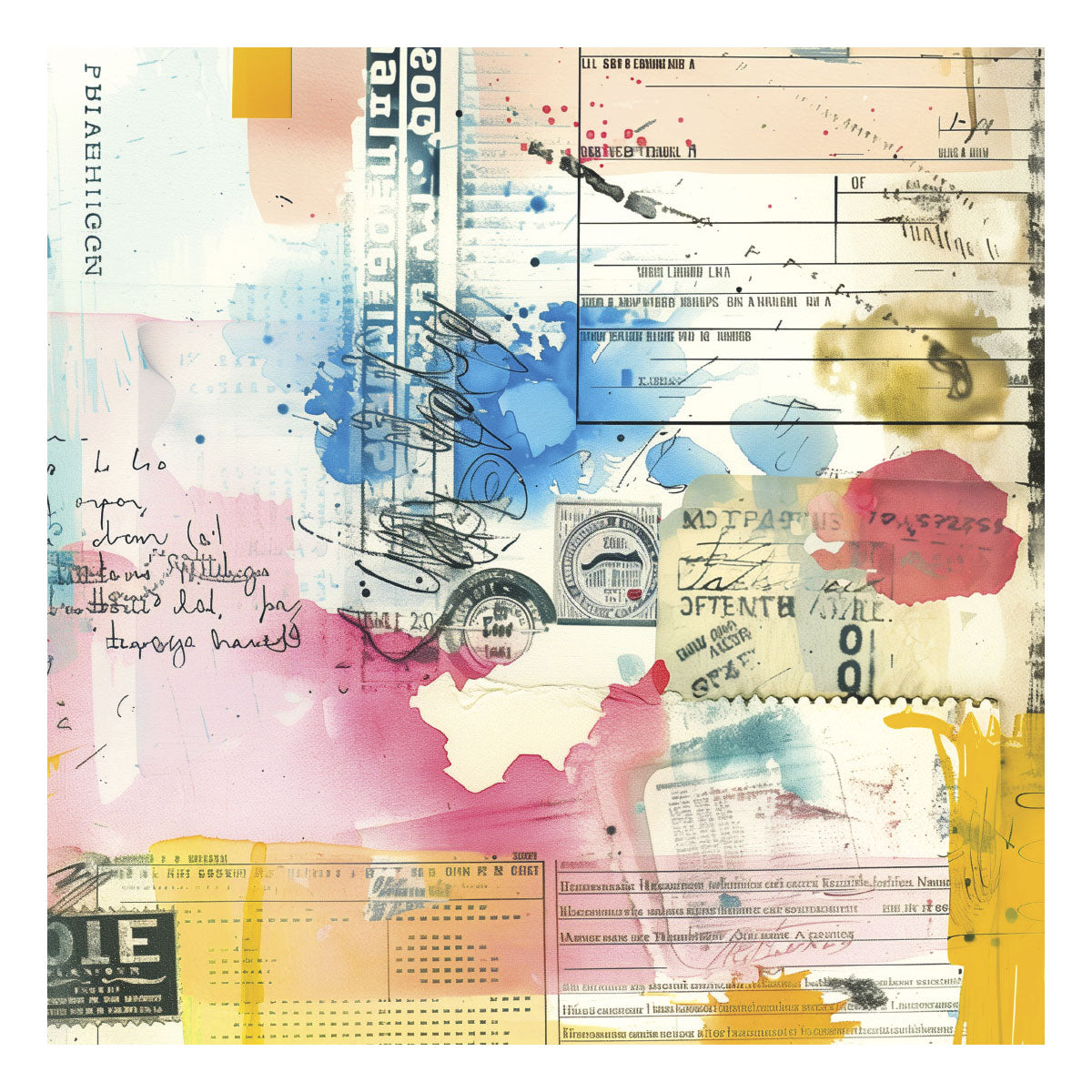 Spellbinders Beautifully Imperfect 6x6 Printed Paper