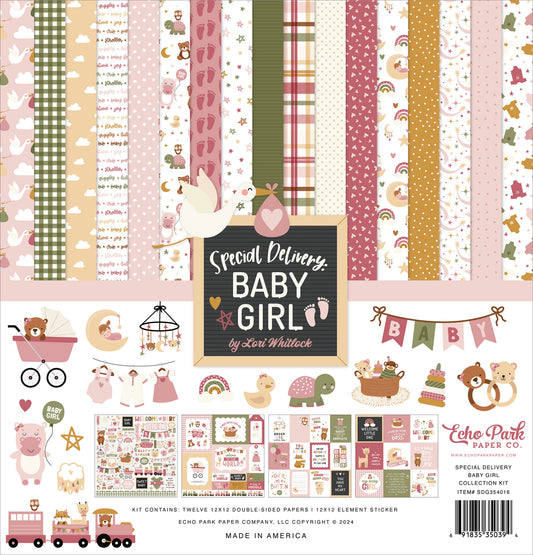 Echo Park Special Delivery Baby Girl Collection Kit