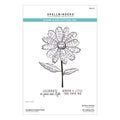 Beautifully Imperfect Sculpted Scripted Floral Stamp & Die Set