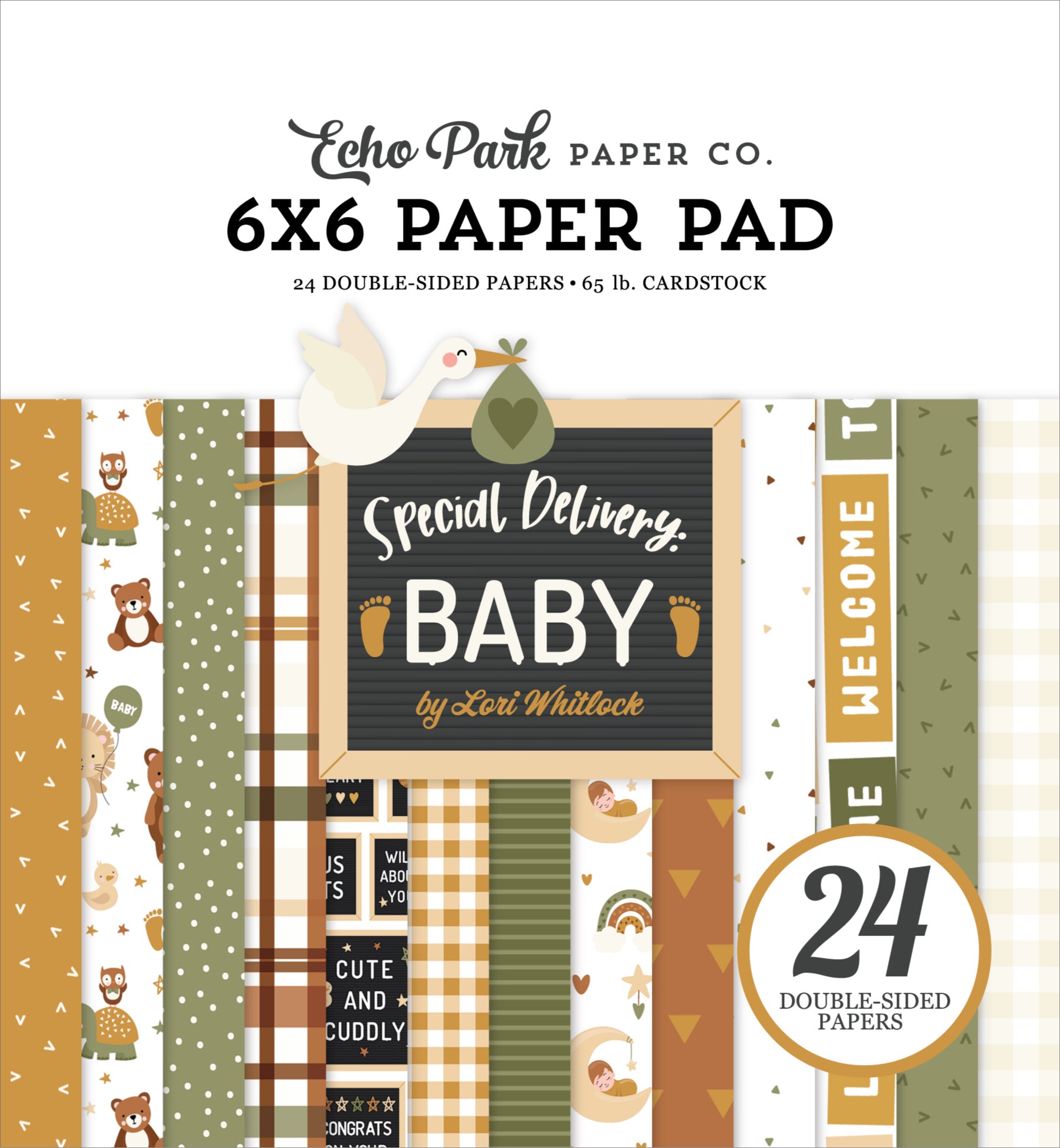 Echo Park Special Delivery Baby Double-Sided Paper Pad