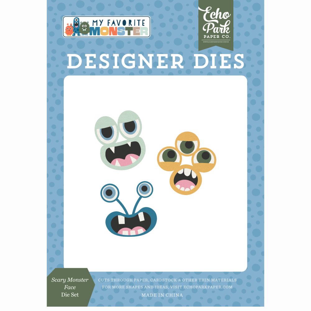 My Favorite Monster - Scary Monster Face Die Set
