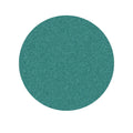 Solid teal circle on a white background