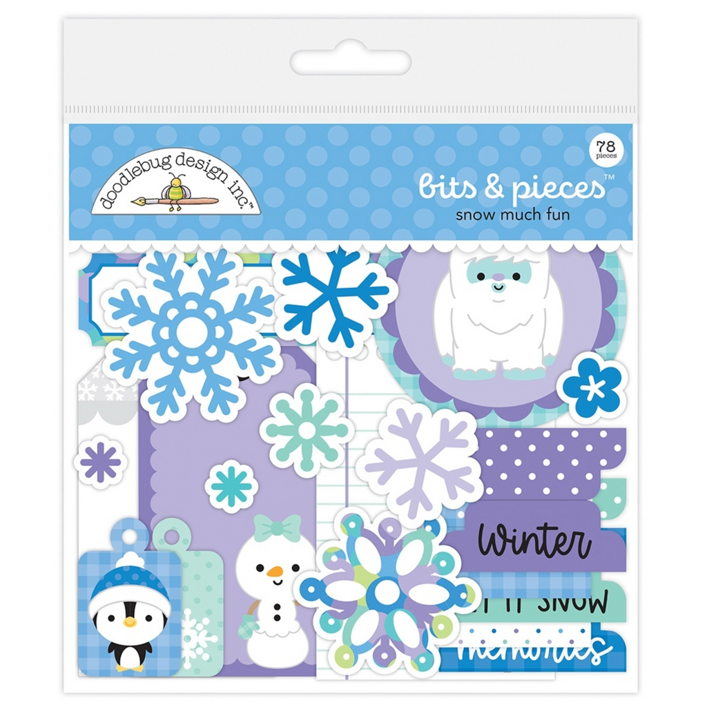 Doodlebug Snow Much Fun Bits & Pieces Die-Cuts