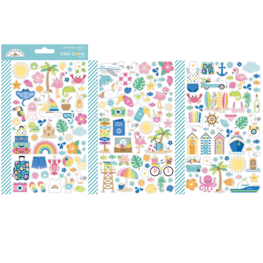 Doodlebug Summer Fun Mini Stickers