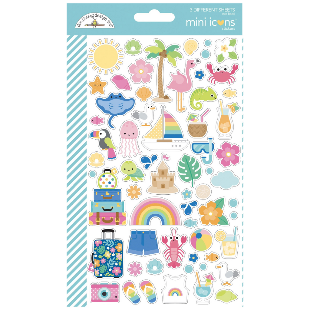 Doodlebug Summer Fun Mini Stickers