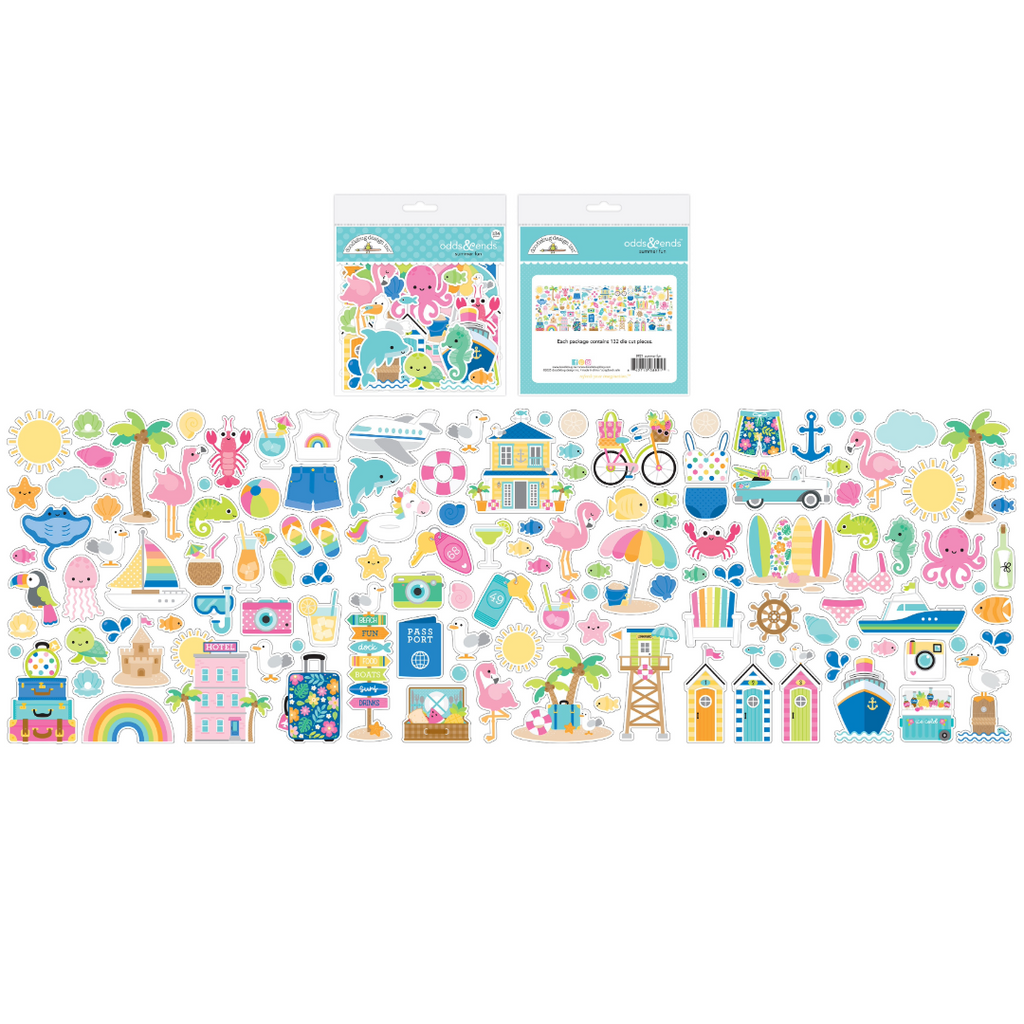 Doodlebug Summer Fun Odds & Ends Die-Cuts