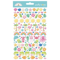 Doodlebug Summer Fun Puffy Stickers-Icons